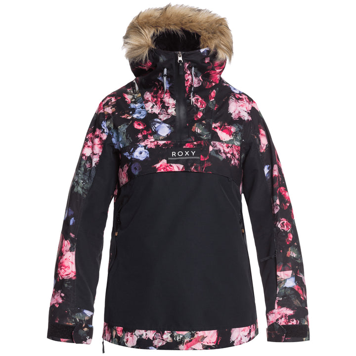 Roxy Shelter Jacket - Women's True Black Blooming Party