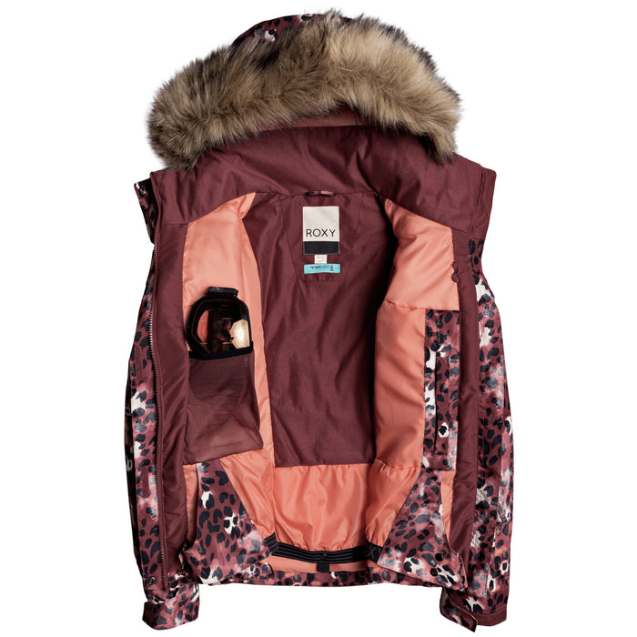 Roxy Jet Ski Jacket - Women's Oxblood Red Leopold
