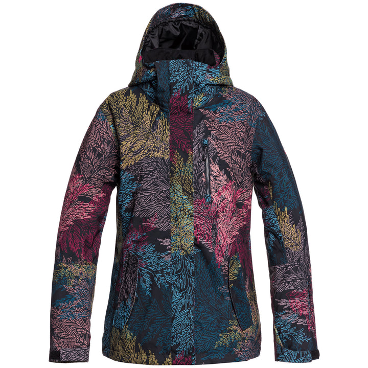 Roxy Jetty Jacket - Women's True Black Neon Fern