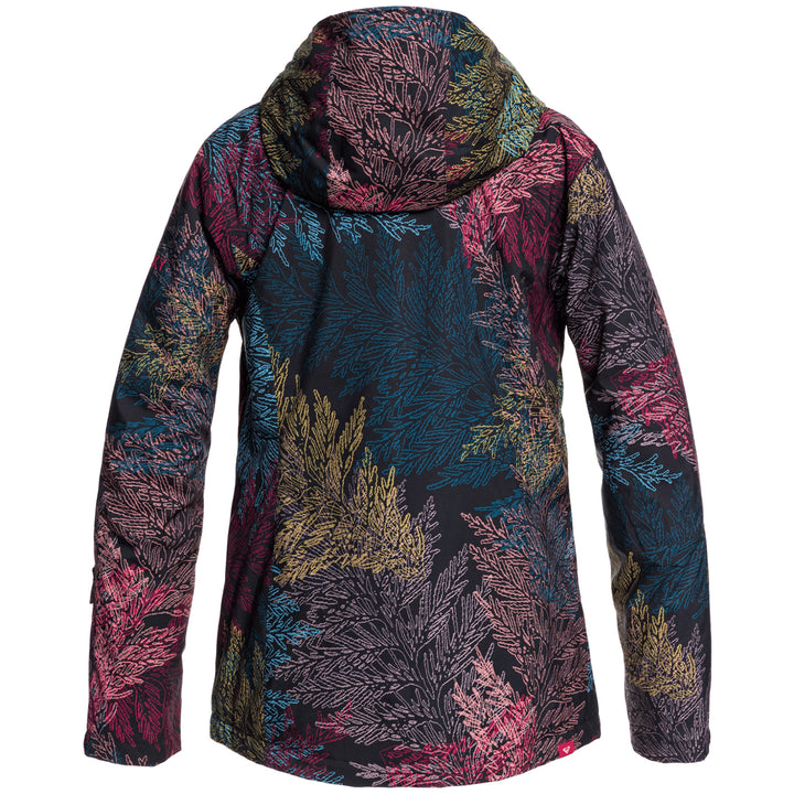 Roxy Jetty Jacket - Women's True Black Neon Fern