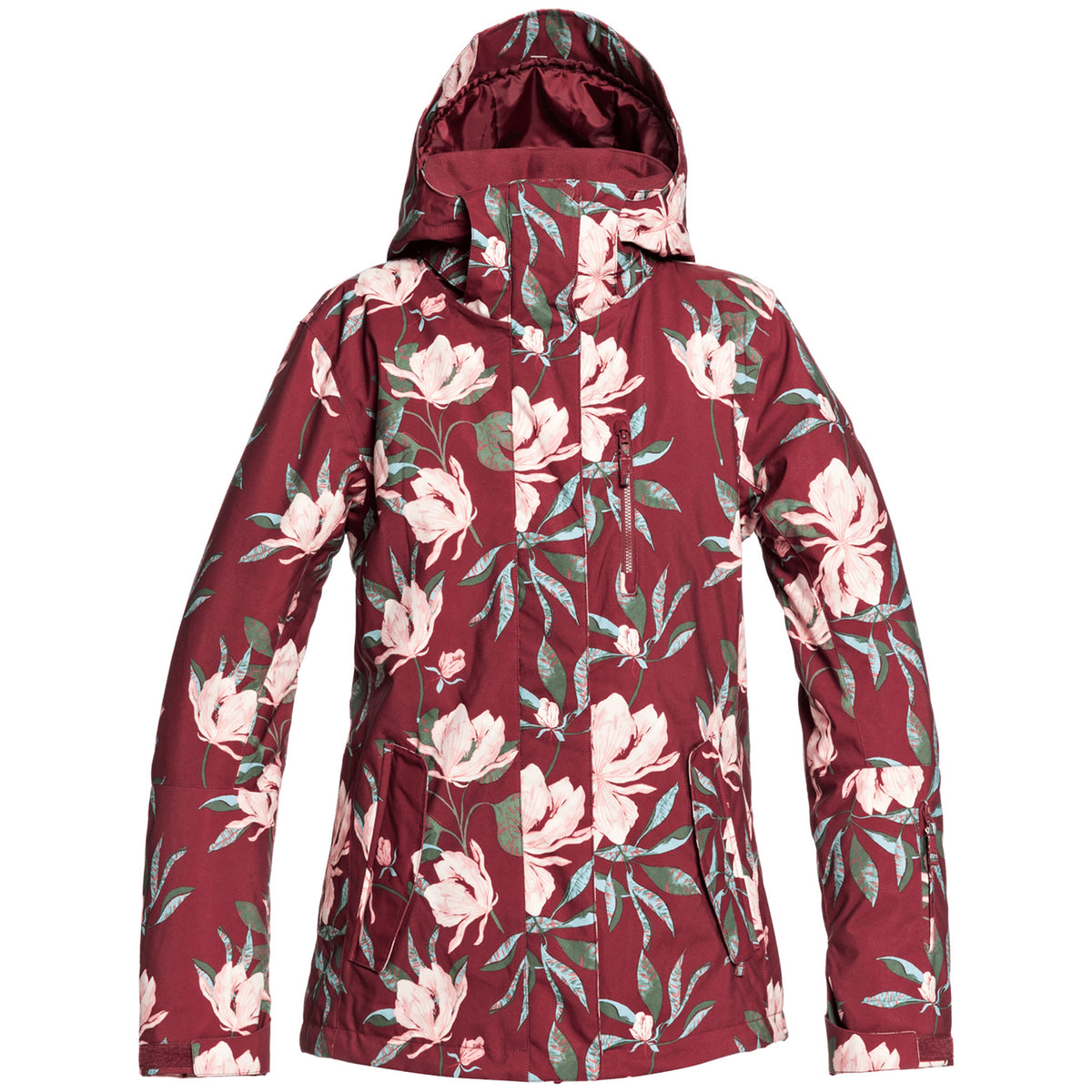 Roxy Jetty Jacket - Women's Oxblood Red Tropical Day