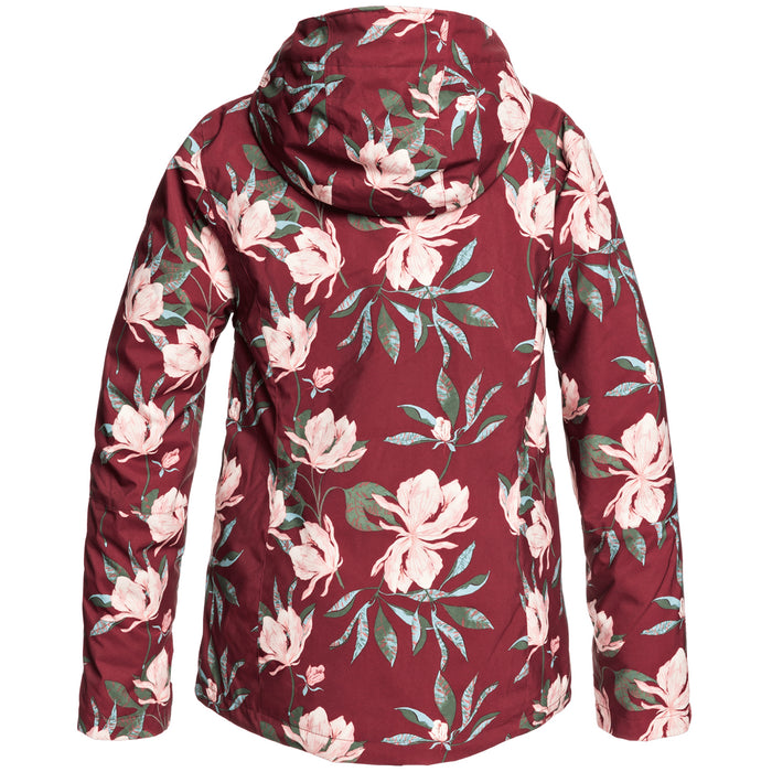 Roxy Jetty Jacket - Women's Oxblood Red Tropical Day