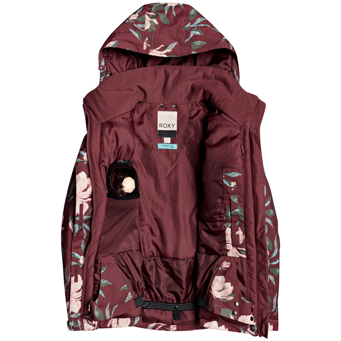 Roxy Jetty Jacket - Women's Oxblood Red Tropical Day