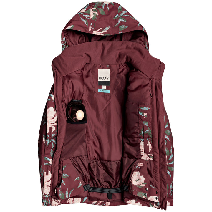 Roxy Jetty Jacket - Women's Oxblood Red Tropical Day