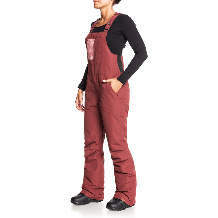 Roxy Rideout Bib Pants - Women's Oxblood Red