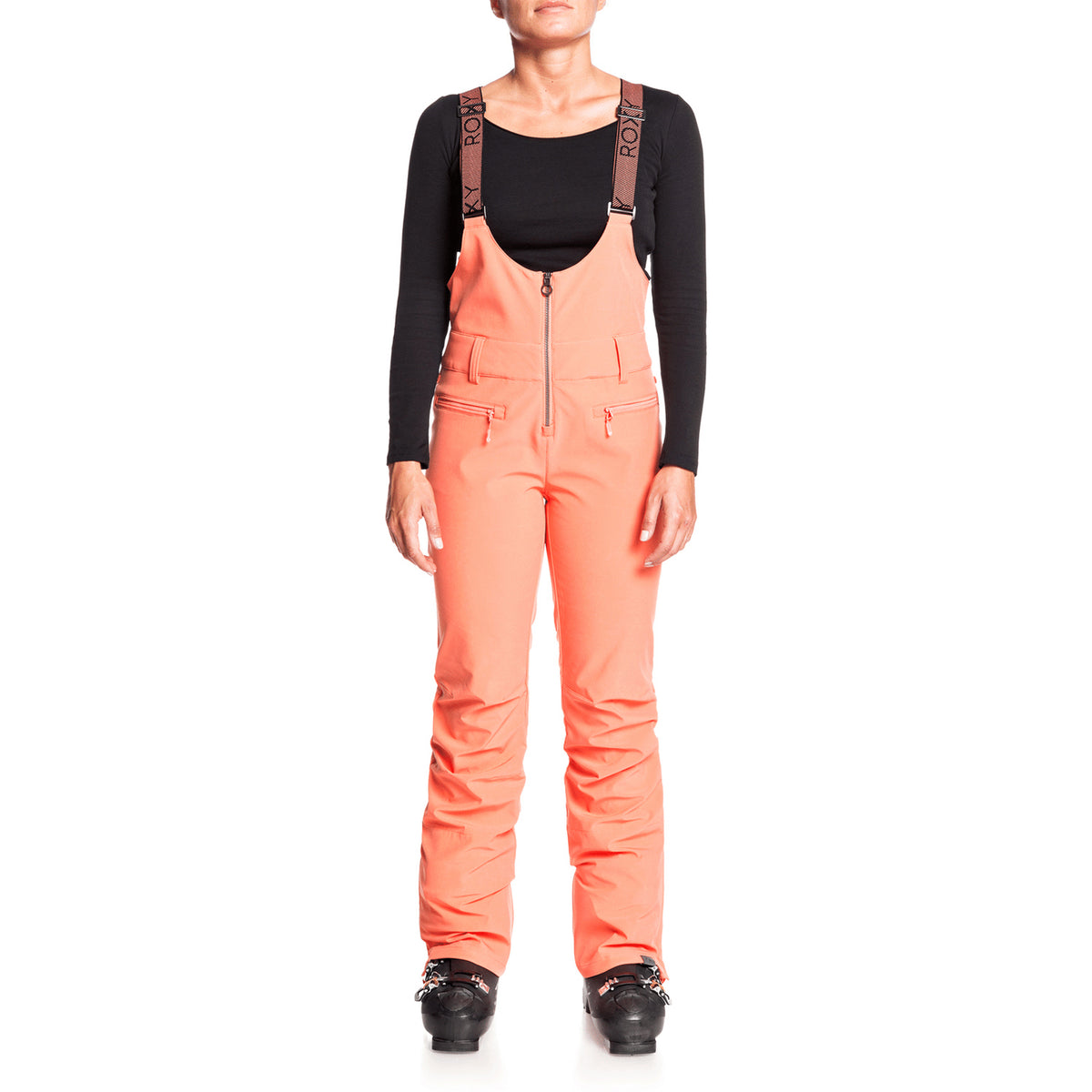 Roxy Summit Bib Pants - Women's Fusion Coral