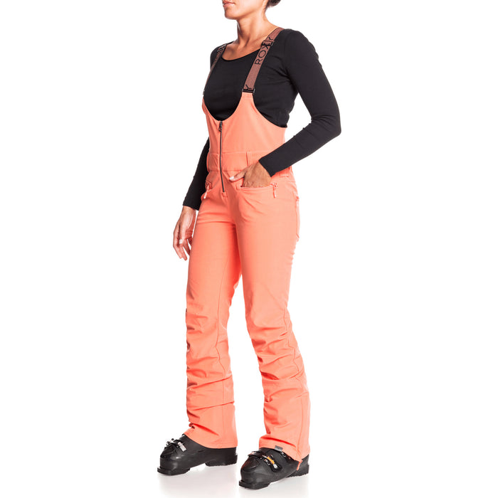 Roxy Summit Bib Pants - Women's Fusion Coral