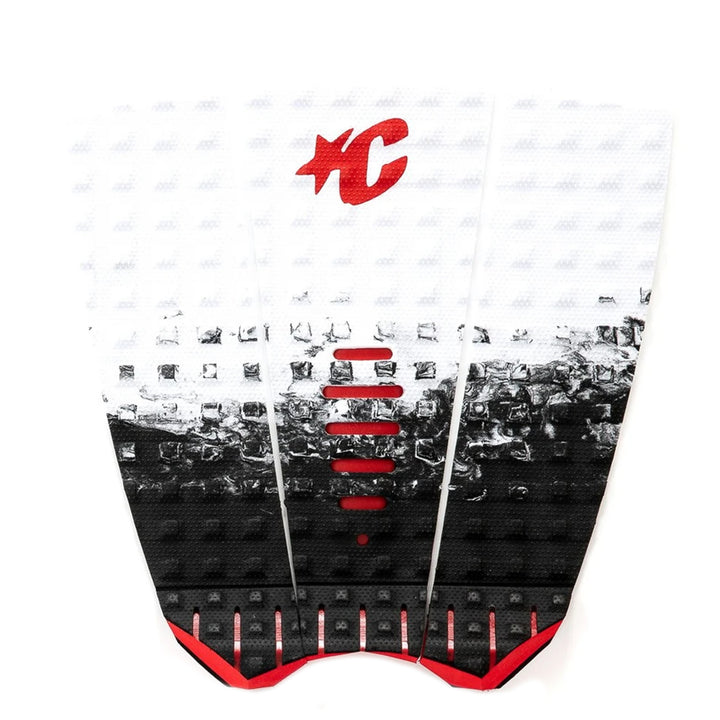 Creatures of Leisure Mick Fanning Lite Traction Pad White Fade Red