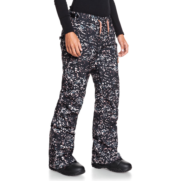 Roxy Nadia Printed Pants - Women's True Black Izi