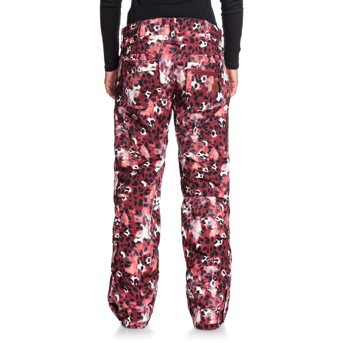 Roxy Nadia Printed Pants - Women's Oxblood Red Leopold