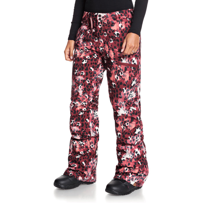 Roxy Nadia Printed Pants - Women's Oxblood Red Leopold