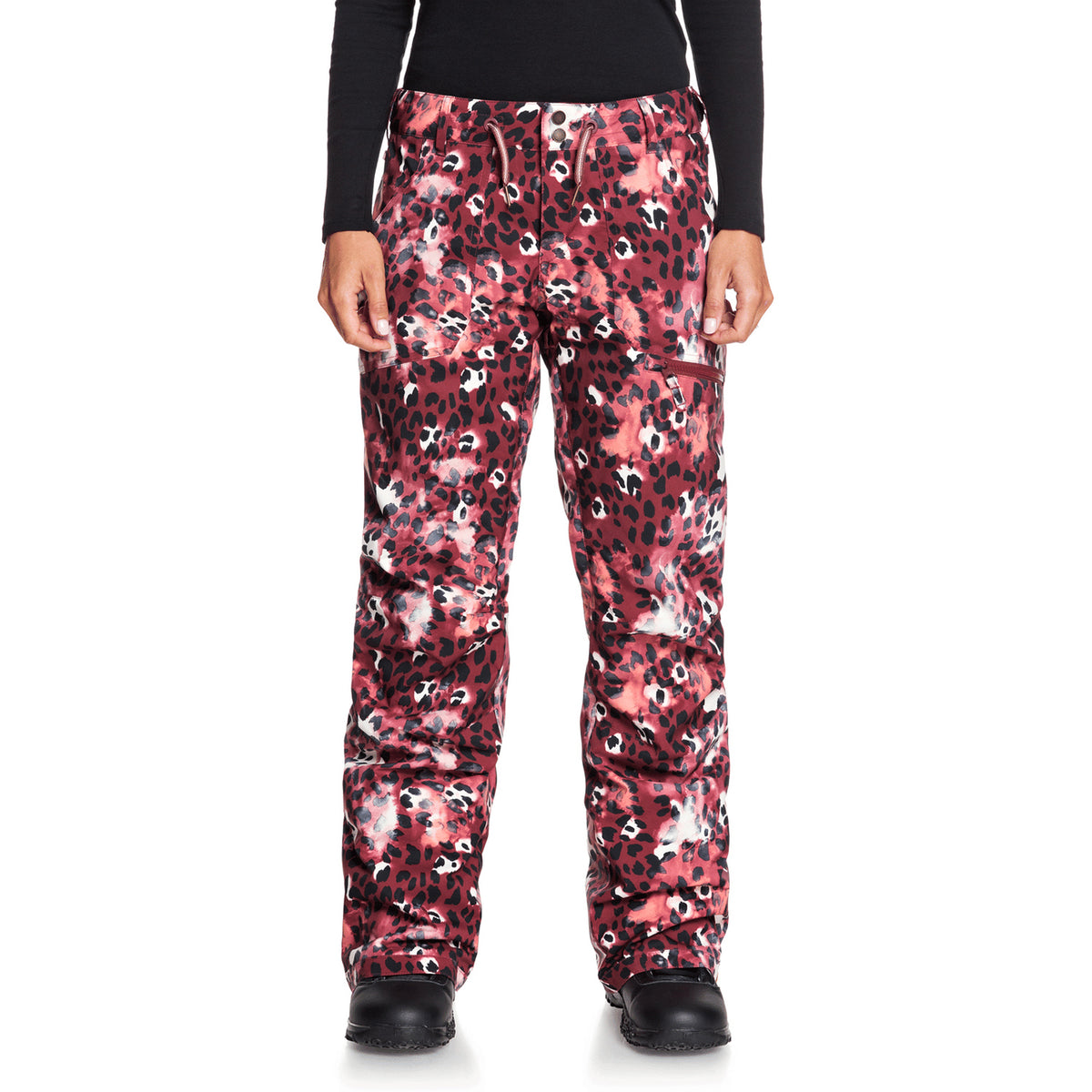 Roxy Nadia Printed Pants - Women's Oxblood Red Leopold