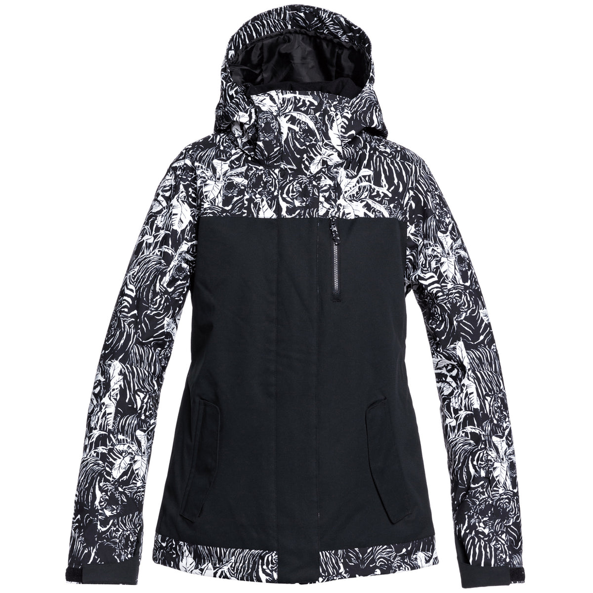Roxy Jetty Block Jacket - Women's True Black Tiger Camo
