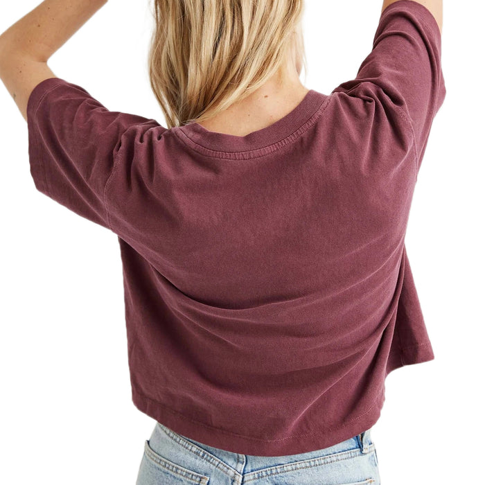 Richer Poorer Relaxed Crop T-Shirt - Women's Fig