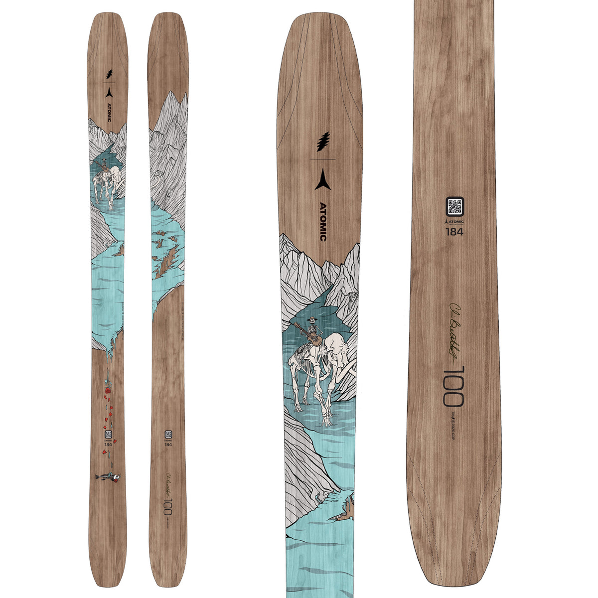 Atomic Bent Chetler 100 Grateful Dead Limited Edition Skis 2021