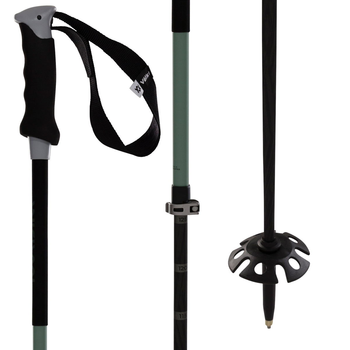 Völkl Touristick CC Adjustable Ski Poles 2021 Grey