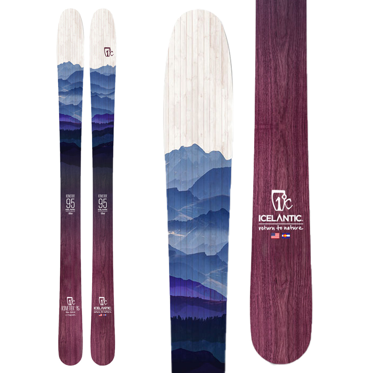Icelantic Riveter 95 Skis - Women's 2021
