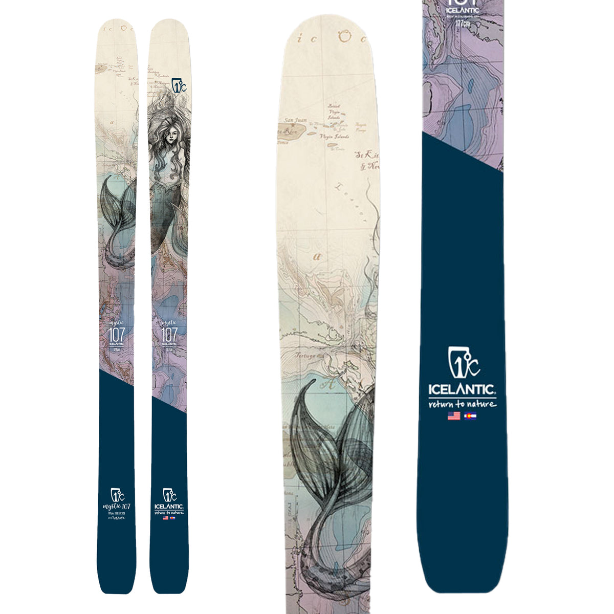 Icelantic Mystic 107 Skis - Women's 2021