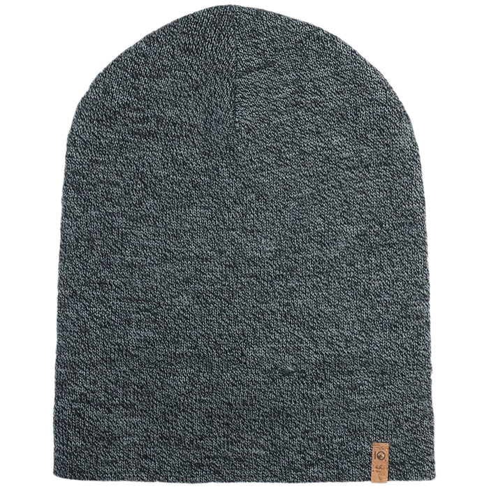 Tentree Cotton Kurt Beanie Meteorite Black Marled