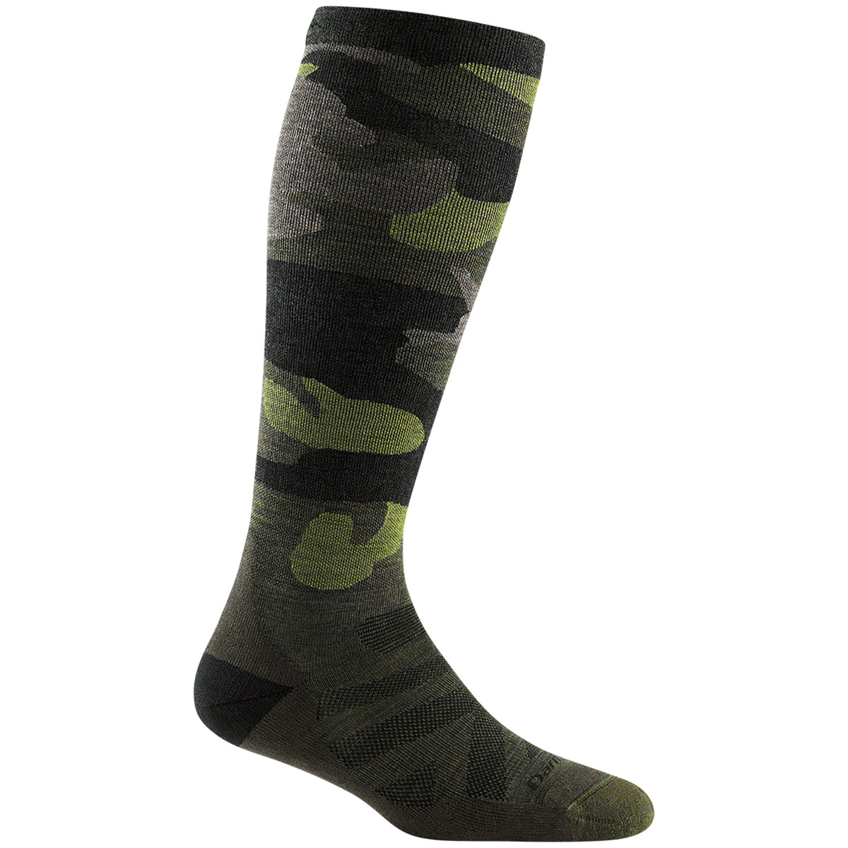 Darn Tough Camo Over-the-Calf Cushion Socks - Women's Forest