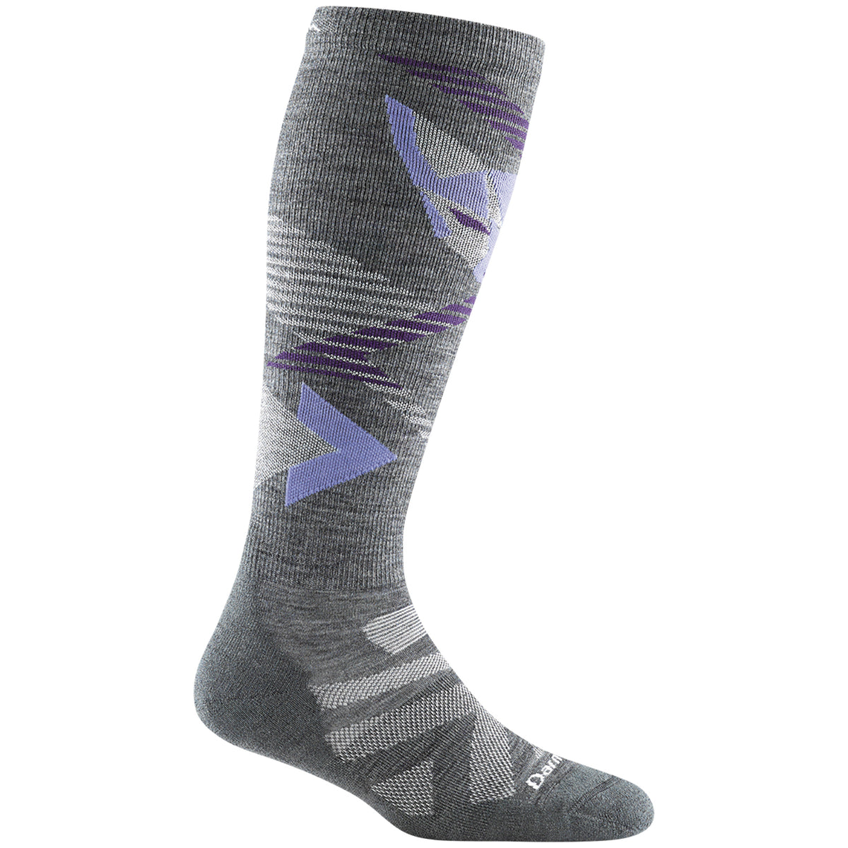 Darn Tough Juniper Over-the-Calf Cushion Socks - Women's Gray
