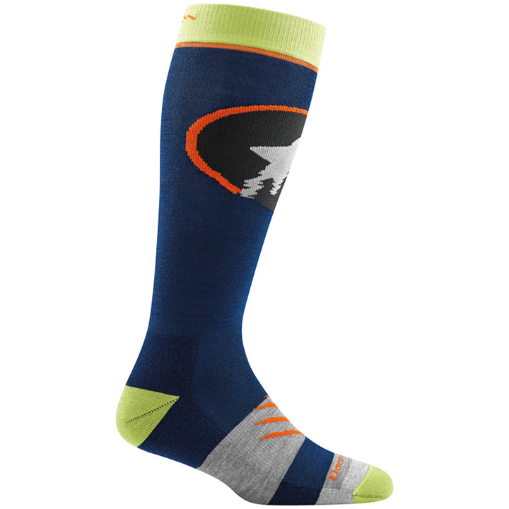 Darn Tough Powderhound Over-the-Calf Cushion Socks - Kids' Eclipse