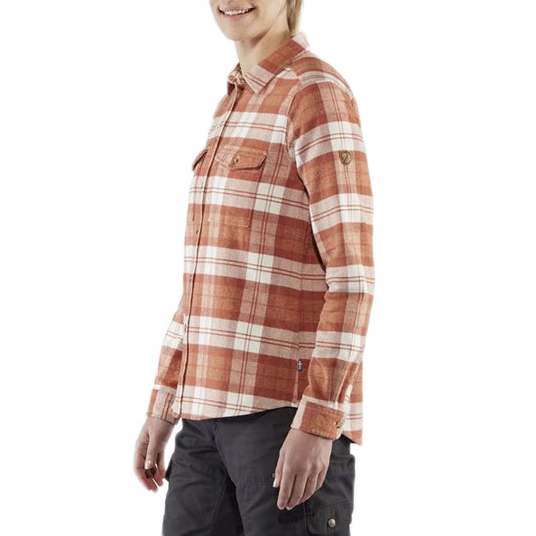 Fjallraven Övik Heavy Flannel Shirt - Women's Terracotta Pink