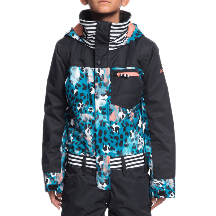 Roxy Formation Suit - Girls' Ocean Depths Leopold