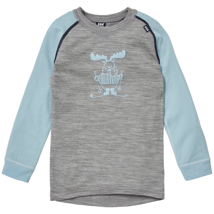 Helly Hansen HH Merino Mid Baselayer Set - Little Kids' Ice Blue