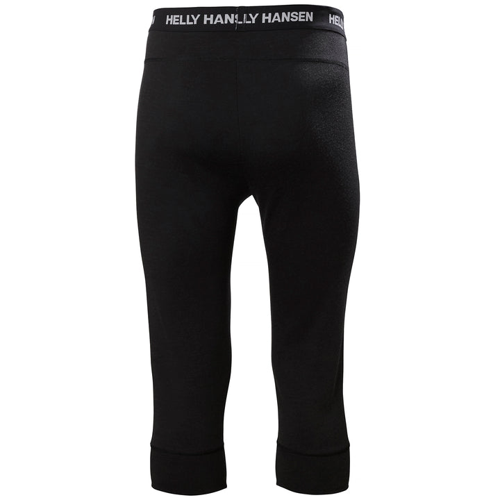 Helly Hansen Lifa Merino Midweight 3/4 Base Layer Pants Black