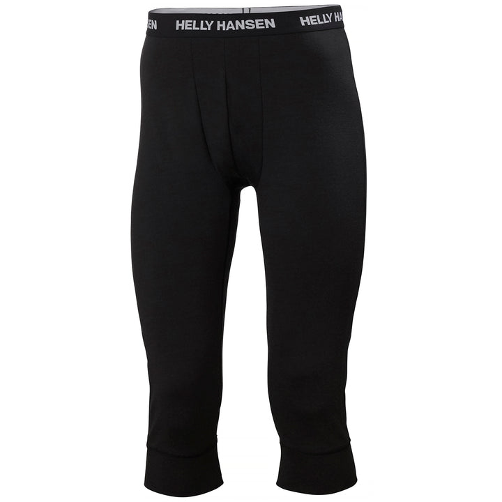 Helly Hansen Lifa Merino Midweight 3/4 Base Layer Pants Black