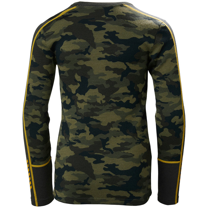 Helly Hansen Lifa Merino Midweight Baselayer Set - Kids' Pine Green