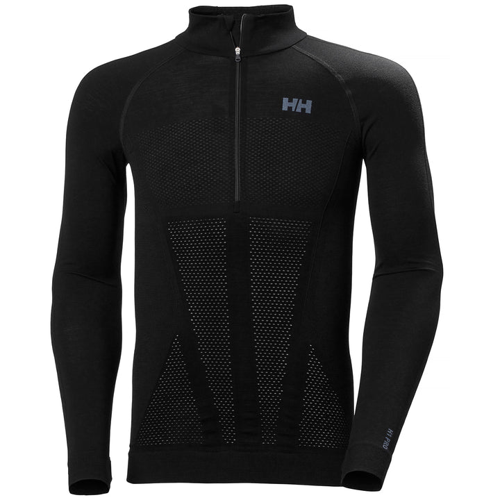 Helly Hansen H1 Pro Lifa Seamless 1/2 Zip Top - Men's Black