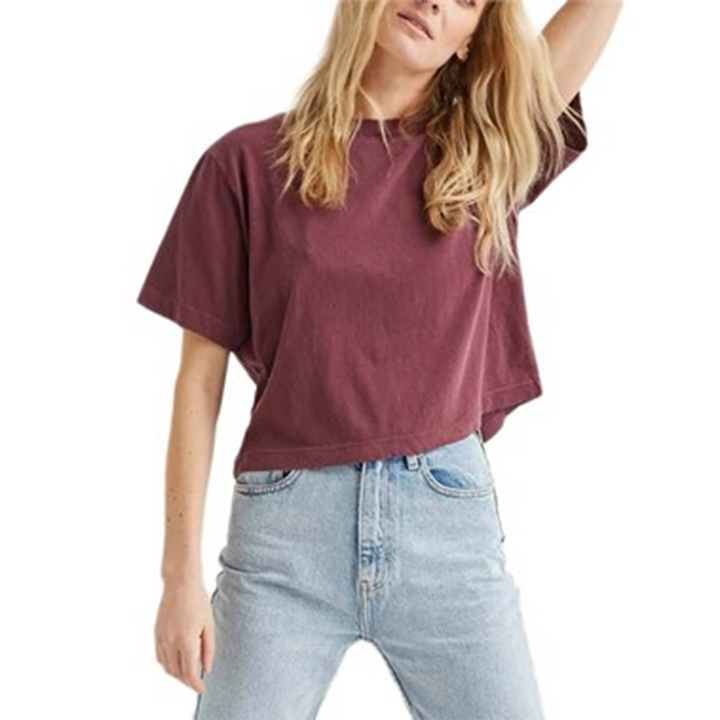 Richer Poorer Relaxed Crop T-Shirt - Women's Fig