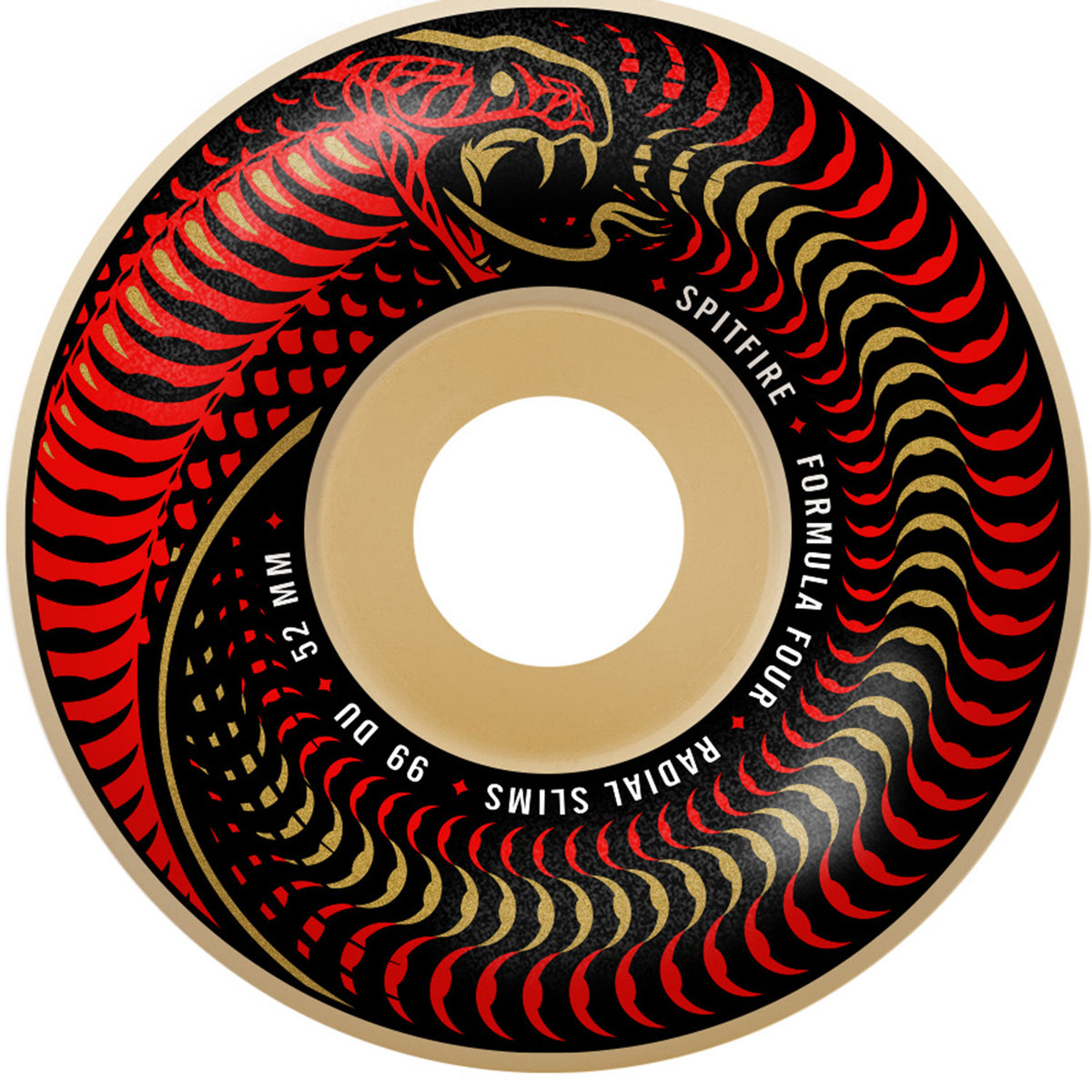 Spitfire Formula Four 99d Venomous Radial Slims Skateboard Wheels