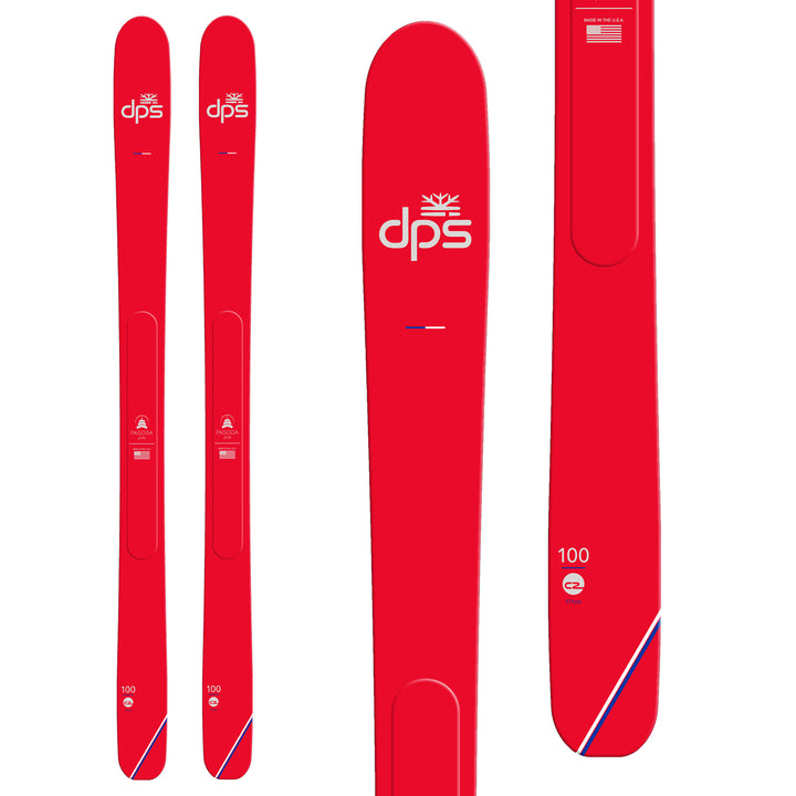 DPS Pagoda Piste 100 C2 Skis 2022 Red