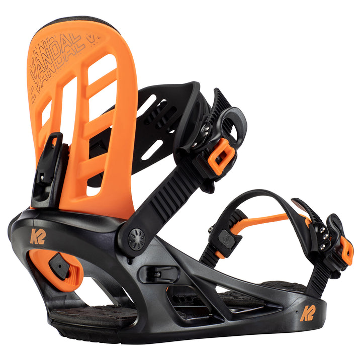 K2 Vandal Snowboard Bindings - Boys' 2022 Orange