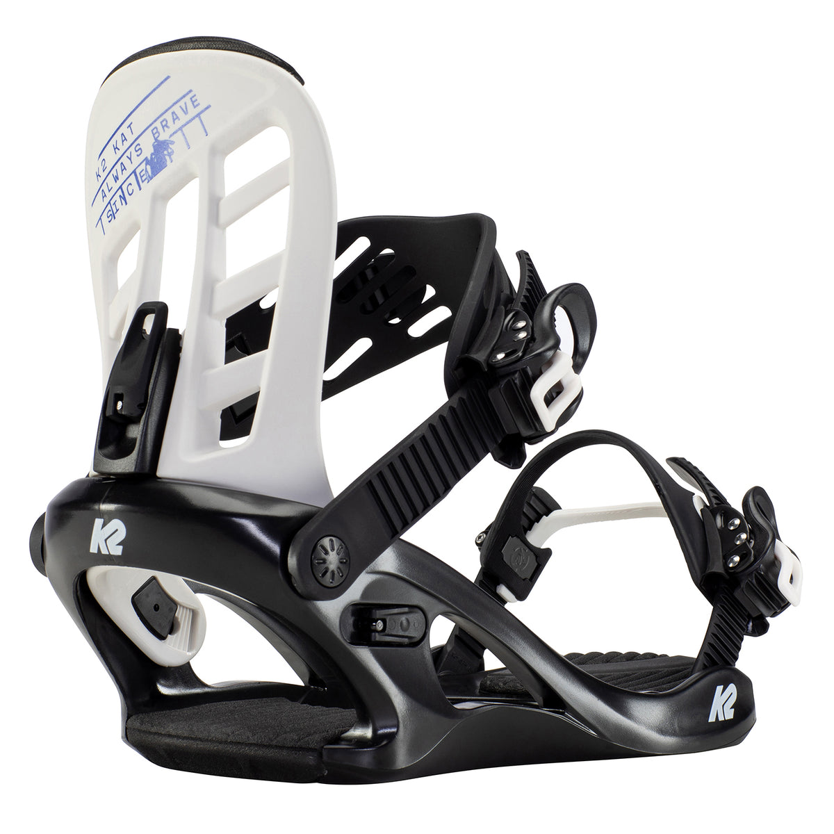 K2 Kat Snowboard Bindings - Girls' 2022 White