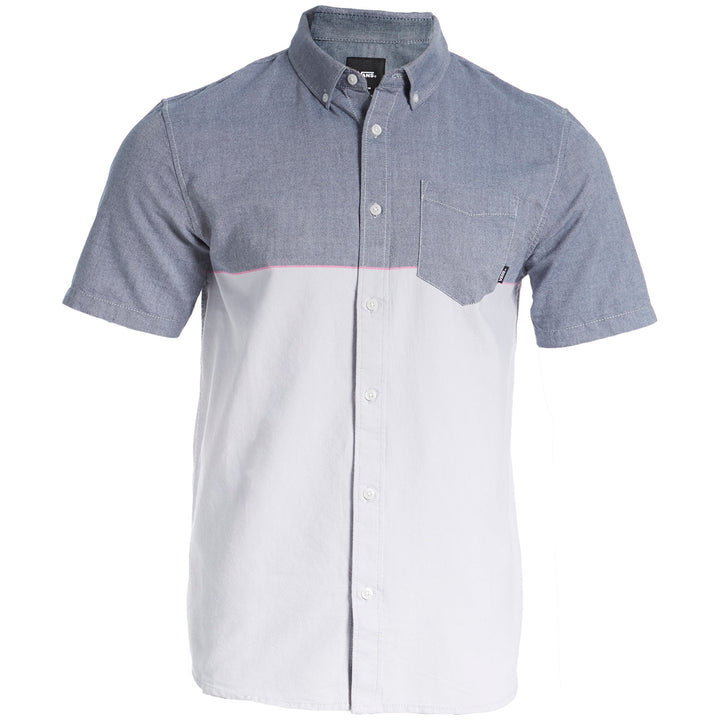 Vans Houser Short-Sleeve Shirt Dress Blues Color Block