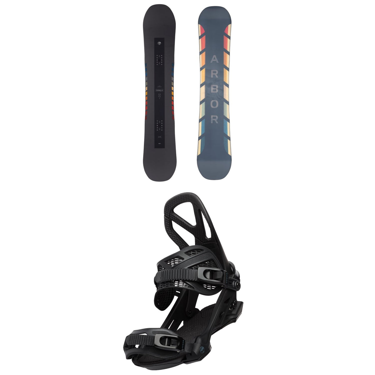 Arbor Formula Camber Snowboard + Hemlock Snowboard Bindings 2021