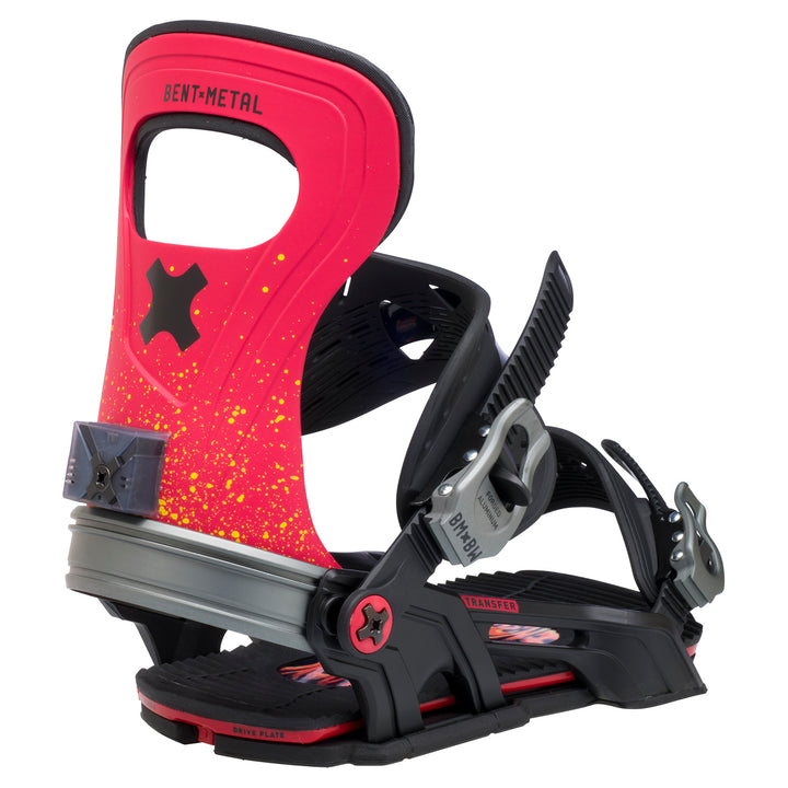 Bent Metal Transfer Snowboard Bindings 2021 Red