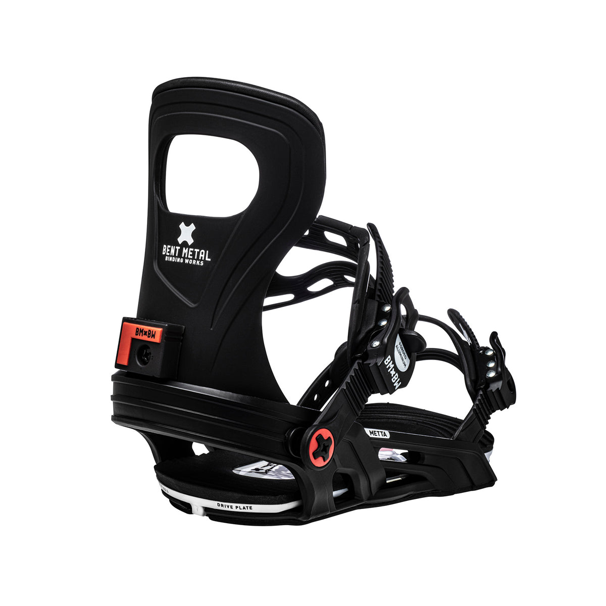Bent Metal Metta Snowboard Bindings - Women's 2021 Black