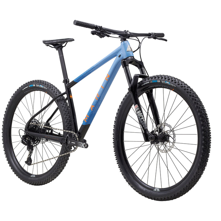 Marin Nail Trail 6 29" Complete Mountain Bike 2020 Gloss Black/Bright Blue/Cyan/Black