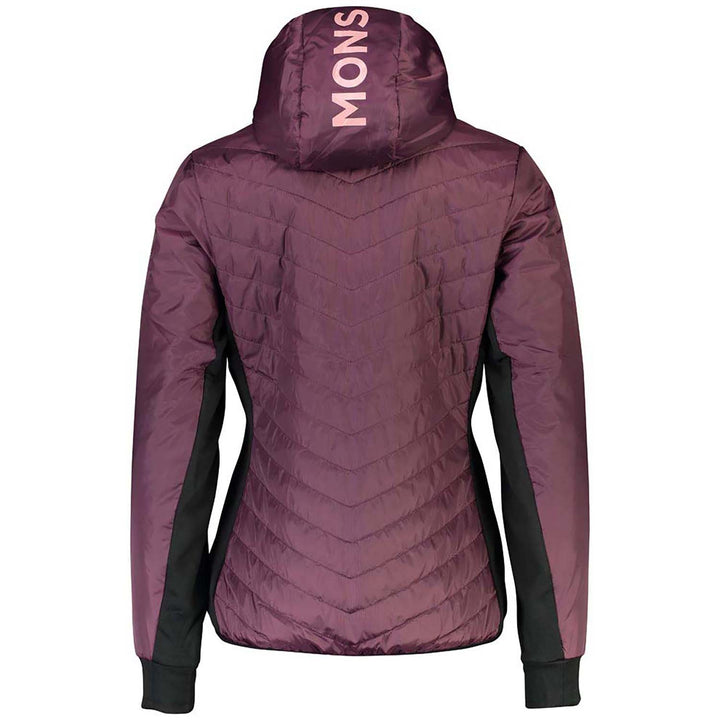 MONS ROYALE Neve Insulation Hoodie - Women's Blackberry/Avocado