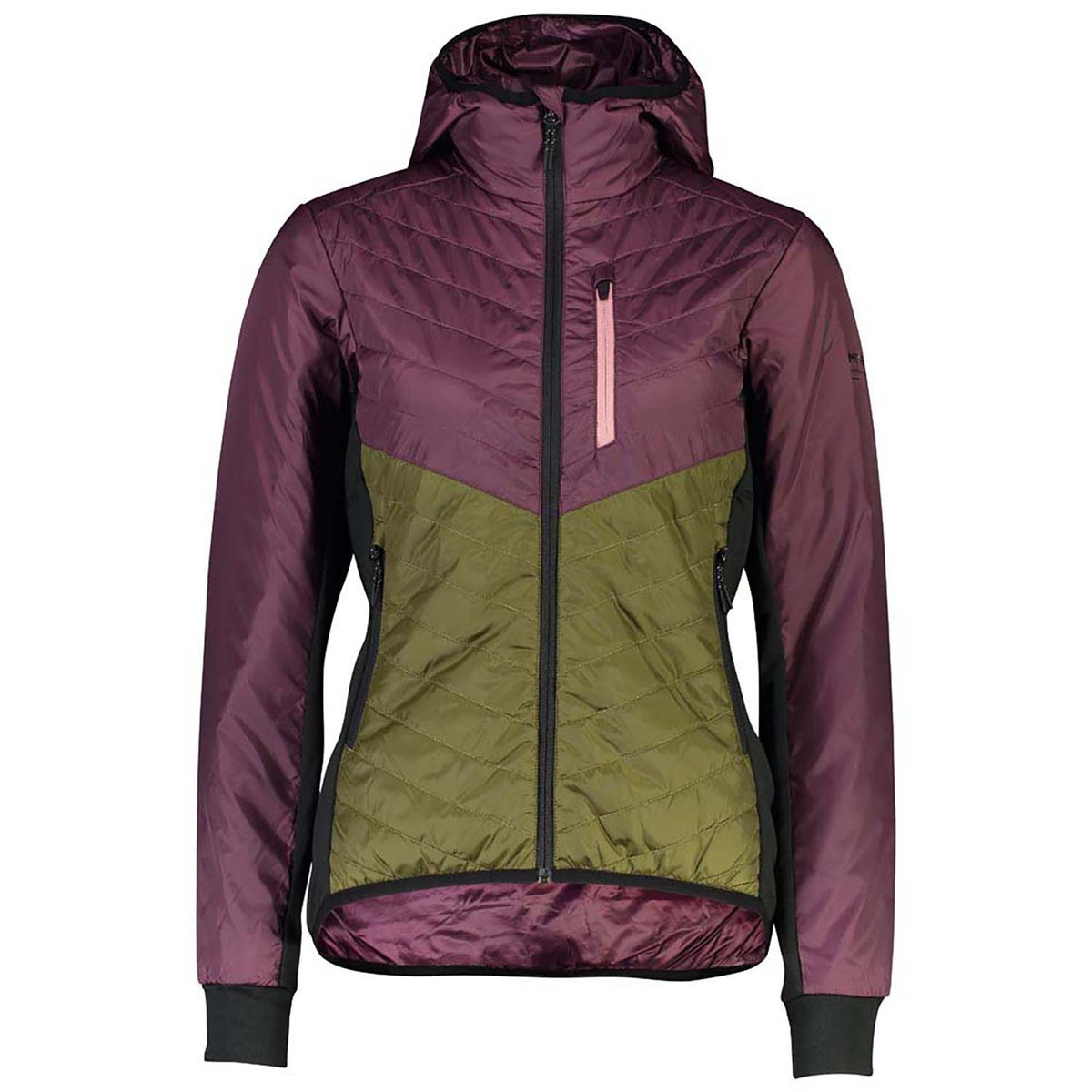 MONS ROYALE Neve Insulation Hoodie - Women's Blackberry/Avocado