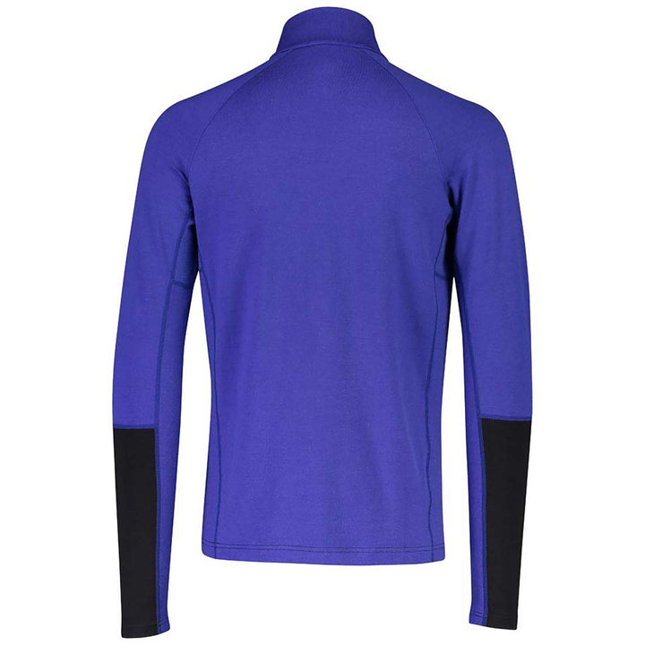 MONS ROYALE Olympus 3.0 Half Zip Long Sleeve Top - Men's Ultra Blue/Black