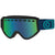 Airblaster HE Air Goggles Black Gloss/Green Air Radium