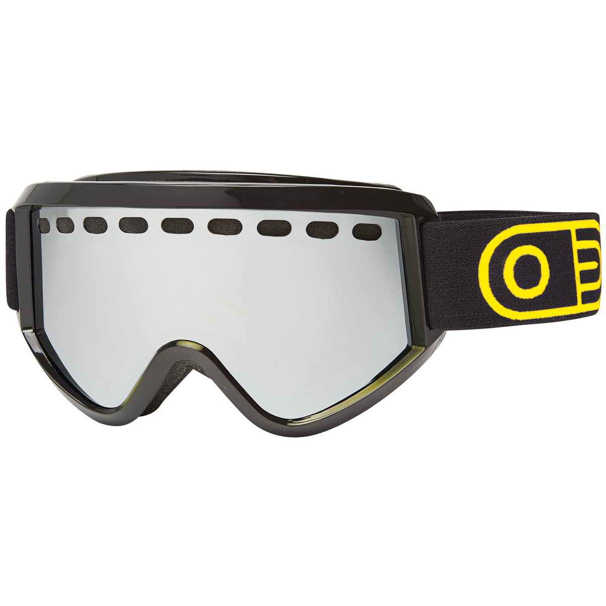 Airblaster LB Air Goggles Black Matte/Amber Chrome