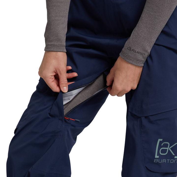 Burton AK 3L GORE-TEX Kimmy Bib Pants - Women's Dress Blue.
