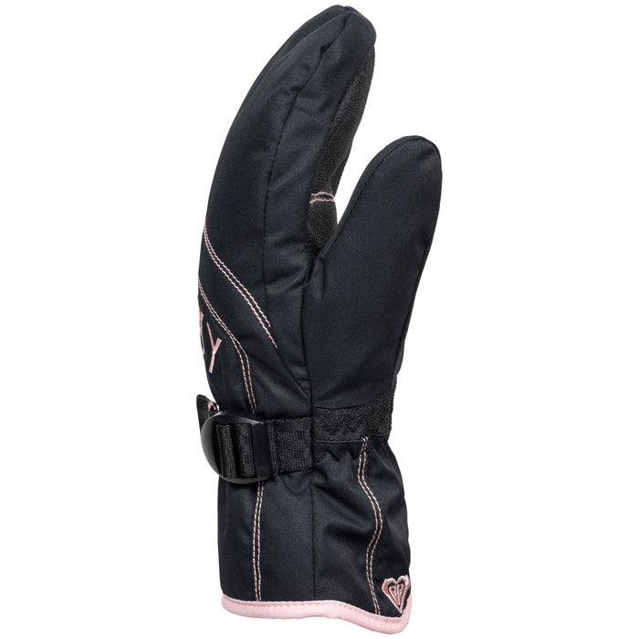 Roxy Jetty Solid Mittens - Girls' True Black